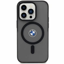 Husa Case BMW BMHMP14MDSLK iPhone 14 Plus 6.7" black/black hardcase Signature MagSafe