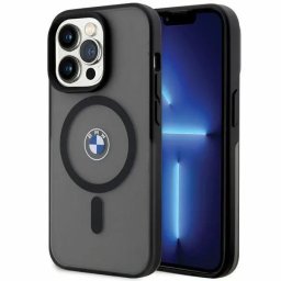 Husa Case BMW BMHMP14LDSLK iPhone 14 Pro 6.1" black/black hardcase Signature MagSafe