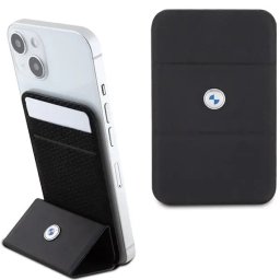 Husa BMW Wallet Card Slot Stand Case BMWCSMRSK Case - black MagSafe Signature Collection