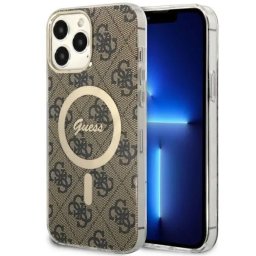 Husa Guess GUHMP13XH4STW iPhone 13 Pro Max 6.7" brown/brown hardcase 4G MagSafe