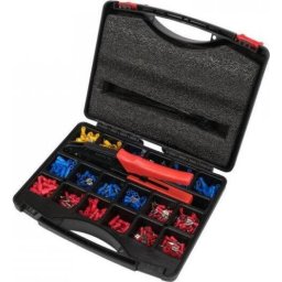 SET CONECTORI ELECTRICI ȘI CLEȘTE DE SERTIZAT, 551 PIESE