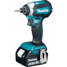 Mașină de înșurubat (cheie) cu impact pe acumulator de 18V, 2x acumulator Li-Ion LXT 3,0 Ah, încărcător