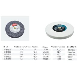 Disc polizat 150X16X12,7MM WA60K