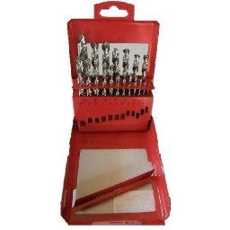 P-60517 - Set burghie metal, HSS-G, 1-10 mm, tija cilindrica, 19 bucati
