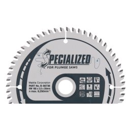 Lamă de ferăstrău circular, TCT specializată, 165 x 20 mm, 60 dinți