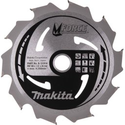 Disc de fierăstrău pentru lemn, 165x20 mm, 10 dinți B-31918