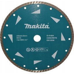 D-41654 - Disc diamantat de taiere continuu, 230x22.2x3.1 mm, taiere umeda si uscata