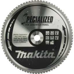 SPECIALIZED - Panza fierastrau circular, panouri sandwich, 355x30x2.6 mm, 80 dinti