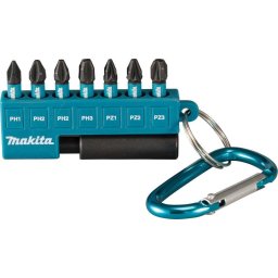 Set 7 biti de impact pentru insurubare, Impact Black E-11994, cu adaptor magnetic, 8 piese