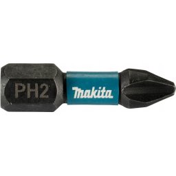 Bit de șurubelniță de impact negru, PH2, 25 mm, 25 buc.