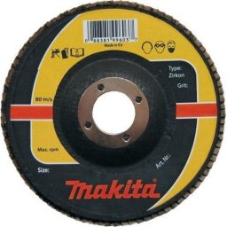 P-65517 - Disc lamelar, profil convex, 125x22.2 mm, granulatie 80