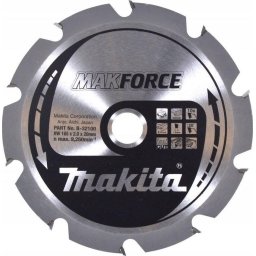 MAKFORCE - Panza fierastrau circular, lemn, 165x20x2 mm, 10 dinti