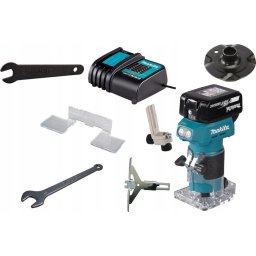 Freza DRT52SF 18V LXT, 580W, 6mm, set cu acumulator 3.0Ah si incarcator