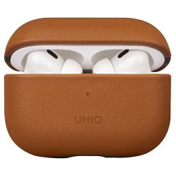 Husă UNIQ Terra Genuine Leather pentru AirPods Pro 1/2 – Maro
