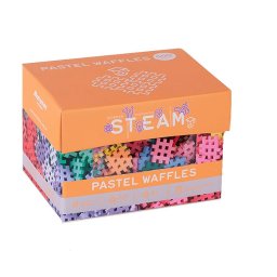 Blocuri de construcție mini pastel Waffle 500 piese