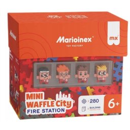 Mini blocuri Waffle - Stație de pompieri 280 piese