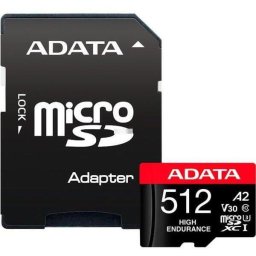 Card memorie High Endurance 512 GB microSDXC UHS-I U3, Class 10, V30, A2
