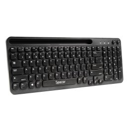 Tastatura Wireless 102 taste low profile keycap Negru
