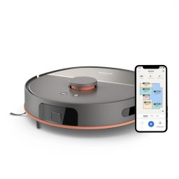 Aspirator robot și mop Philips HomeRun 5000 XU5000/10, 10000 Pa, Wi-Fi, autonomie 200 min, functie mop, navigare inteligenta, Gri