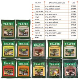Aditivi de miros Traper 250 g Halibut
