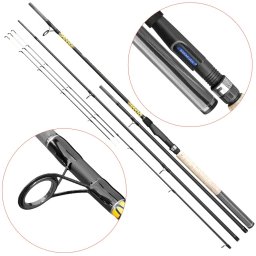 Lanseta fibra de carbon Baracuda Dual Feeder 10-12 ft. 3.6 m