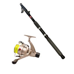 Set de pescuit cu 1 lanseta telescopica de 3 m
