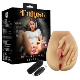 Enlust Selena - vagină artificială cu vibrații cu imagini generate de inteligență artificială (natur)