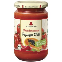 Sos de tomate bio Papaya-Chili 340ml Zwergenwiese
