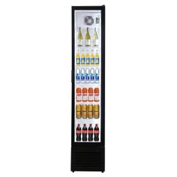 Vitrina frigorifica profesionala STARCREST SPS-150BK, 150 L, Display Temperatura, Panou comanda Digital, Iluminare LED, H 188 cm