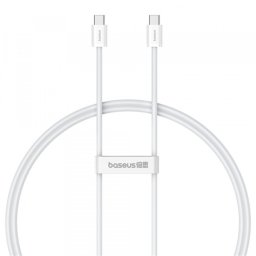 Cablu Date si Incarcare USB-C - USB-C Baseus Superior Series 2, 30W, 1m, Alb P10365200211-00