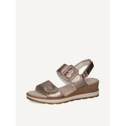 Sandale dama din piele naturala, Caprice 9-28753-42 341 TAUPE METALLIC, taupe metalizat