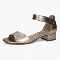 Sandale dama din piele naturala, Caprice 9-28212-42 959 PLATIN METAL