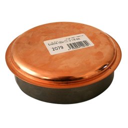 Capac obturator cos de fum 105 mm din cupru pentru închiderea burlanului