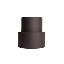 Reductie fum 120–130 mm din otel 1,5 mm pentru soba/semineu