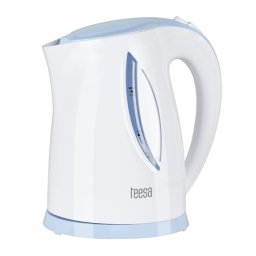 Fierbator electric cordless Teesa 1.7L, alb/albastru, 2200W