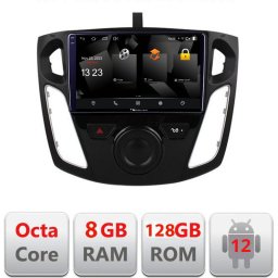 Navigatie Android Ford Focus 3 2011-2018, 2K QLED, 8GB RAM, 128GB