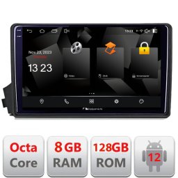 Navigatie SsangYong Kyron/Actyon Android 12 2K QLED 8GB+128GB 4G