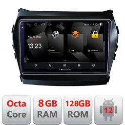 Navigatie Hyundai Santa Fe IX45 2012-2017 Android 12 2K QLED 8GB+128GB