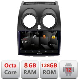Navigatie dedicata Nissan Qashqai 2007-2013 Android 12, 8GB RAM, 128GB