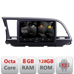 Navigatie Hyundai Elantra 2015-2018 Android 2K QLED 8GB RAM 128GB
