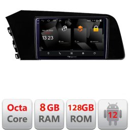 Navigatie Hyundai Elantra 2021+ Android 2K QLED 8GB RAM 128GB 4G