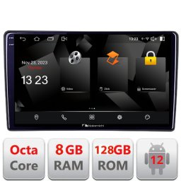 Navigatie Toyota Android cu GPS, CarPlay, Android Auto, 8GB RAM si 128GB