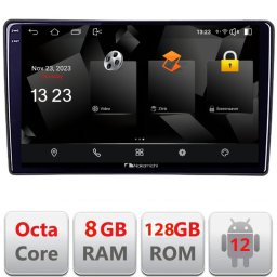 Navigatie Android Opel Zafira B Astra H Corsa Antara 8GB 128GB 2K QLED
