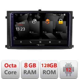 Navigatie Android SsangYong Rexton 2019+ 2K QLED 8GB RAM 128GB 4G