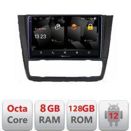 Navigatie BMW Seria 1 E87 Android 2K QLED 8GB RAM 128GB 4G DSP