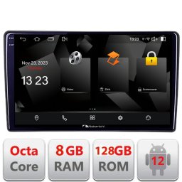 Navigatie auto Toyota cu Android, 8GB RAM, 128GB, CarPlay si Android Auto