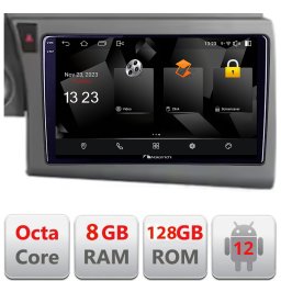 Navigatie dedicata Audi A6 C6 2004-2010 Nakamichi 8GB RAM 128GB CarPlay