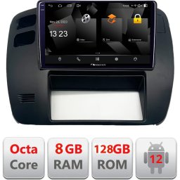 Navigatie Nissan Patrol 2000-2005 Nakamichi 8+128 GB CarPlay Android Auto