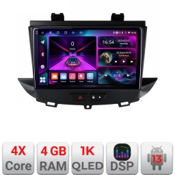 Navigatie Android Opel Grandland X si Crossland X 2016-2020, QLED 4+64GB