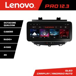 Navigatie Opel Grandland X / Crossland X 2016-2020 QLED 12.3 4+64GB